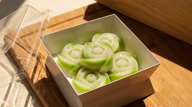 Mochi Pandan Layer (6 pcs).