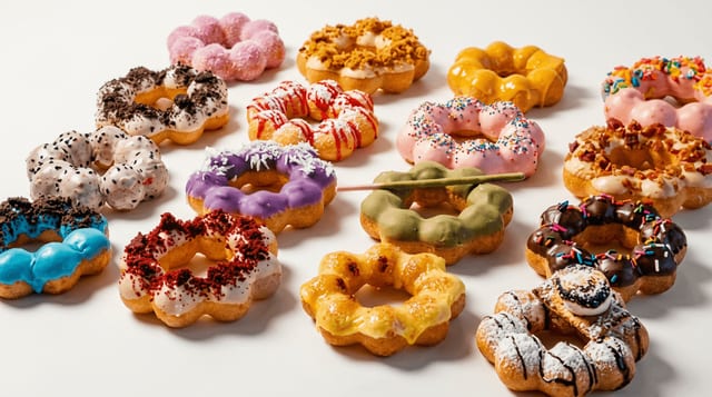 60 pc Mochi Donuts.